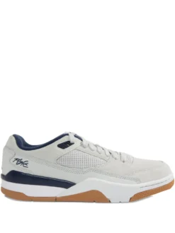 Jordan Flight Court mesh-panel low-top sneakers Grey
